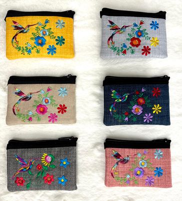 Embroidered Coin Purse