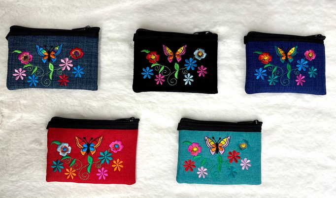 Embroidered Coin Purse