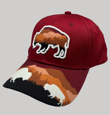 Bison Baseball Caps