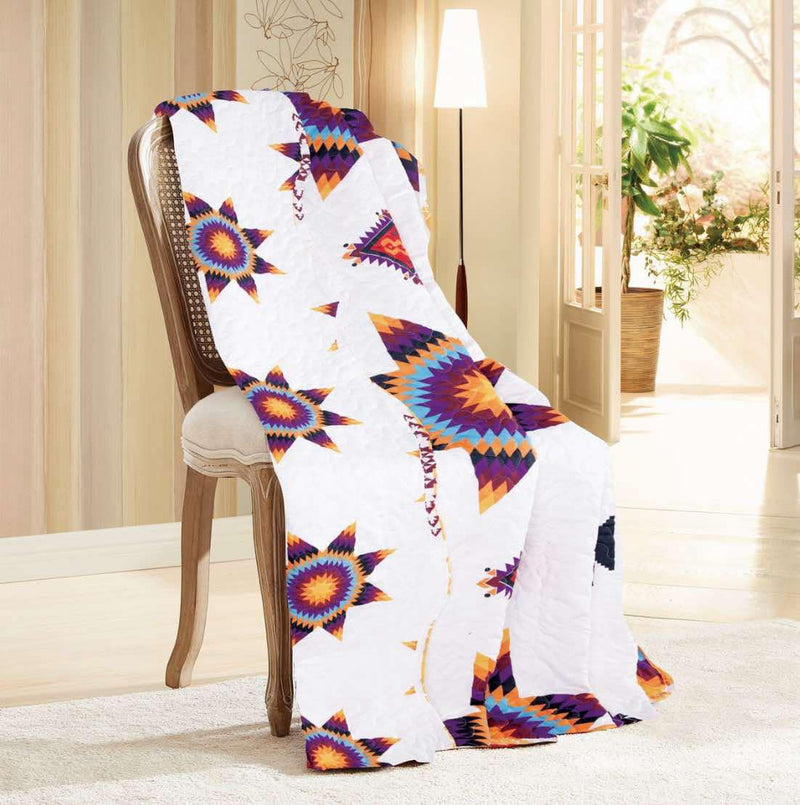 Starburst Quilt 50x60 Throw