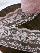 Pink Lace Trim