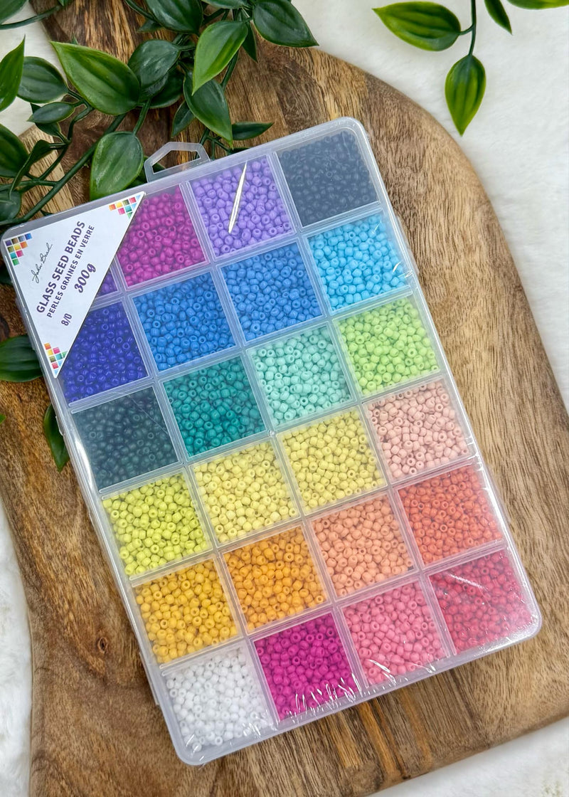 Glass Seed Beads Box