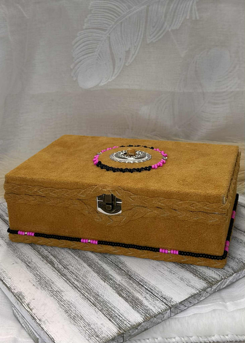 Leather Wrapped Boxes