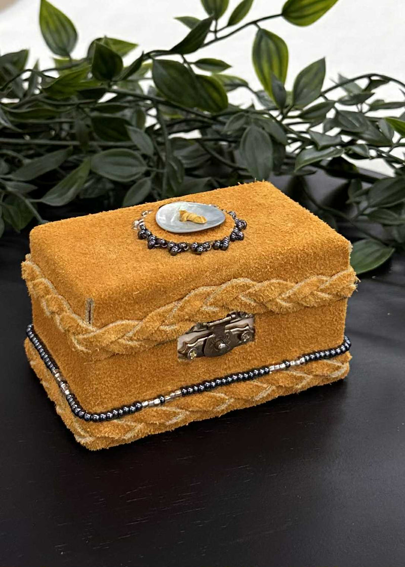 Leather Wrapped Boxes