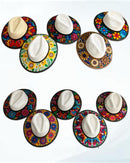 Embroidered Straw Hats