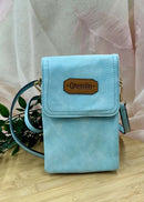 Faux Leather Vertical Phone Purse