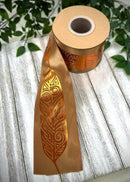 Metallic Feather 3" Ribbon