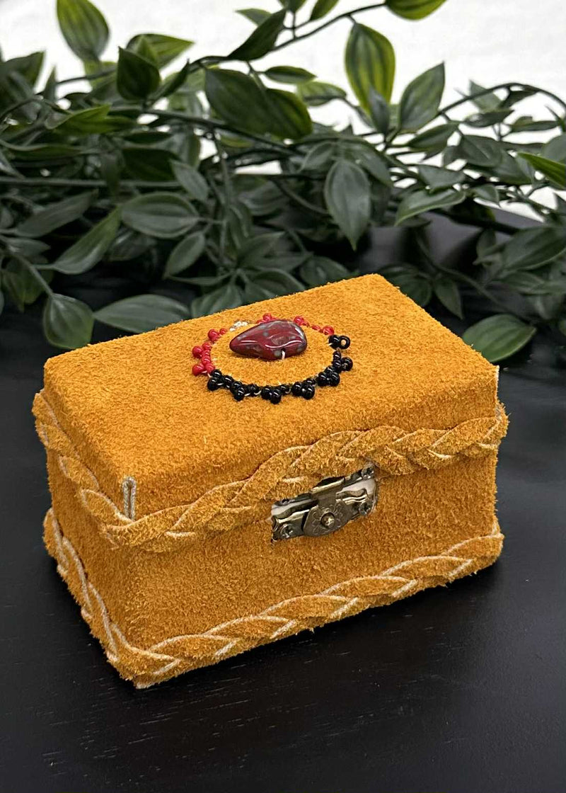 Leather Wrapped Boxes