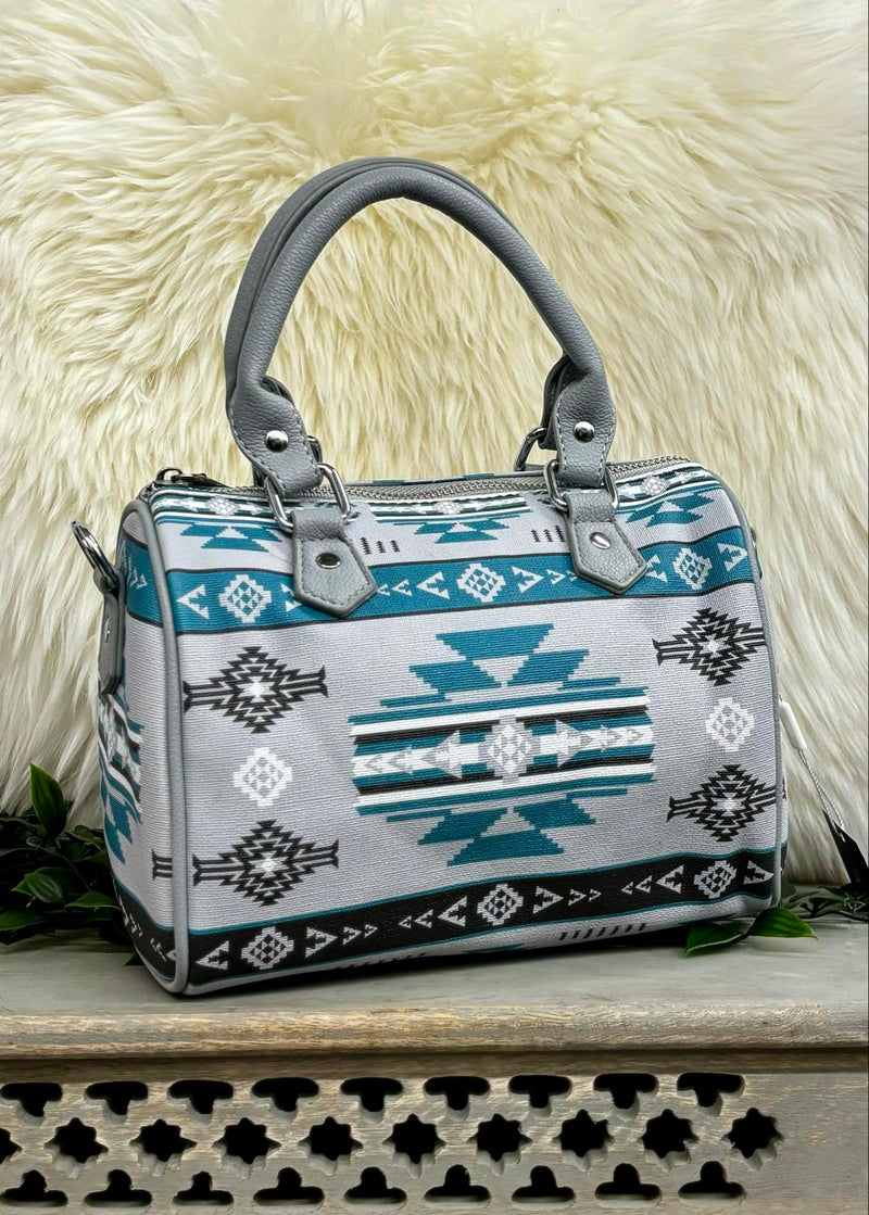 Mini Duffle Style Handbag