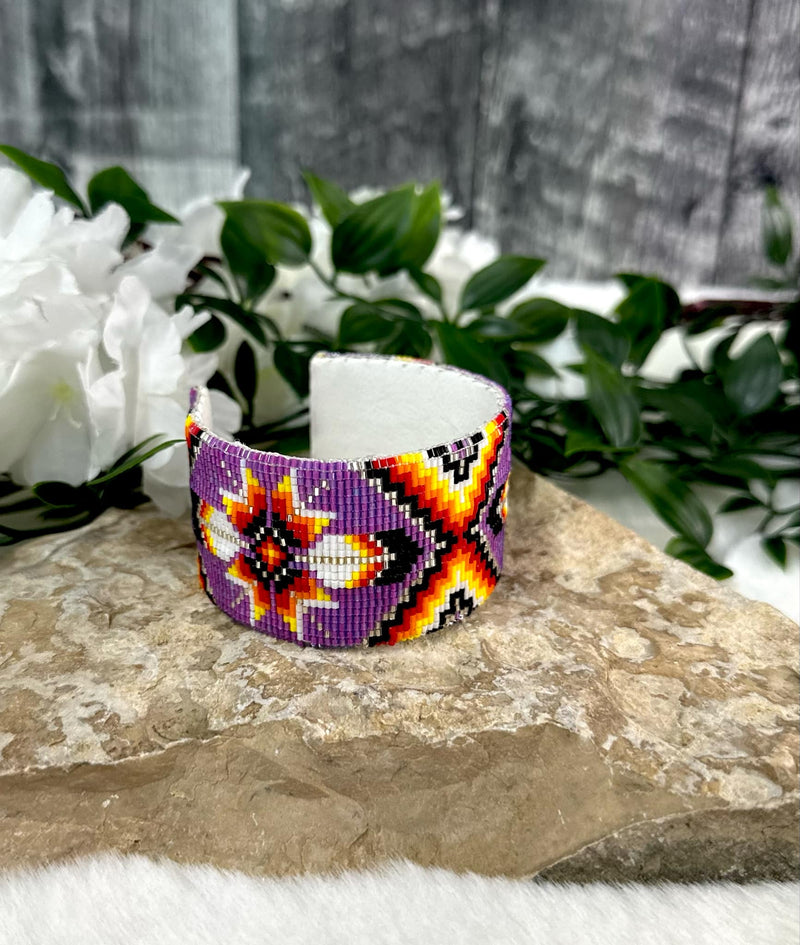 Starburst with feather Band Bracelet