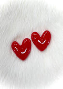 Medium Shimmer Heart Cabochons