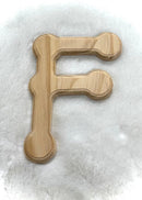 Light Wooden Alphabet Letters