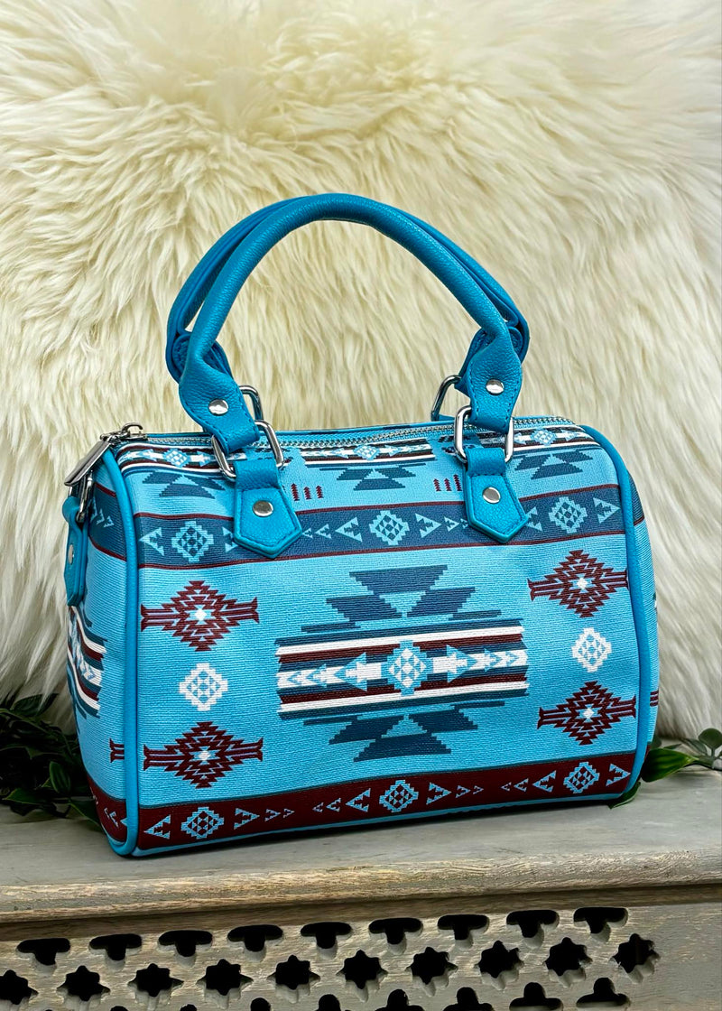 Mini Duffle Style Handbag