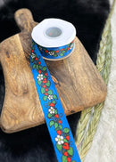 Ojibway Floral Strawberries Ribbon