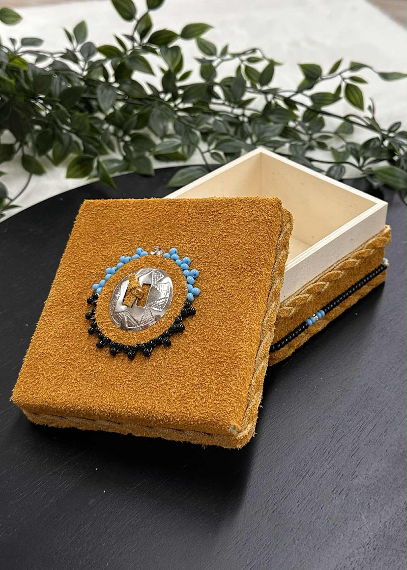 Leather Wrapped Boxes