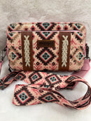 Southwestern Wrangler Crossbody with Wallet Compartment