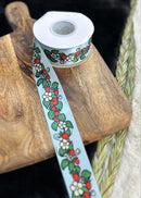 Ojibway Floral Strawberries Ribbon