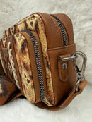 Southwestern Wrangler Crossbody with Wallet Compartment