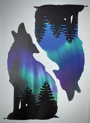 Northern Light Wall Stickers