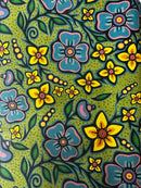 Ojibway Floral Fabric By Jackie Traverse 3