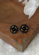 Pearl Center Beaded Studs