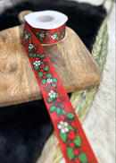 Ojibway Floral Strawberries Ribbon