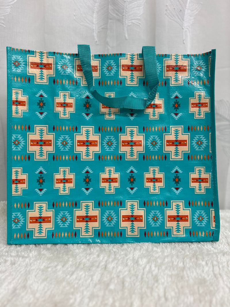 Cross Design Shopping Bags