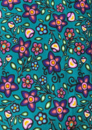 Jackie Traverse Ojibway Floral- Jersey Fabric