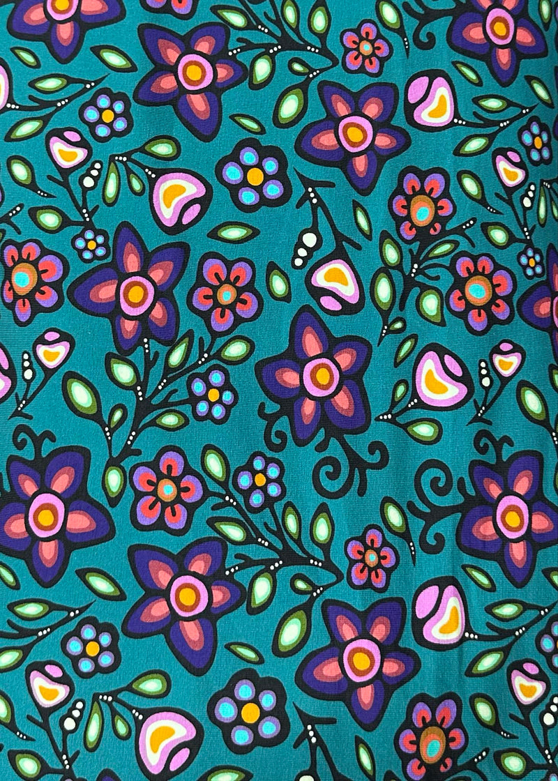 Ojibway Floral Jersey Fabric