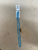 3x4mm Rondelle 2 Strands