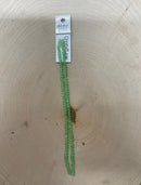 3x4mm Rondelle 2 Strands