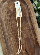 3x4mm Rondelle 2 Strands