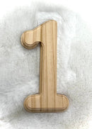 Light Wooden Alphabet Letters