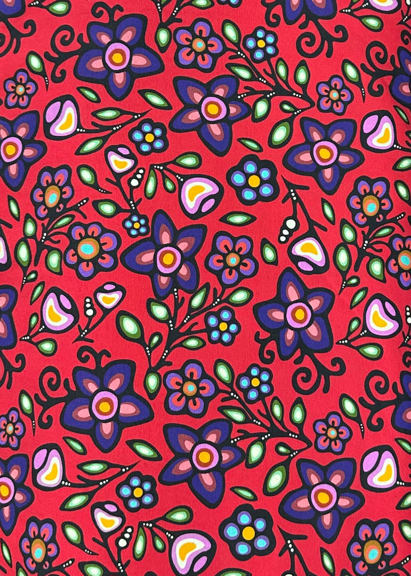 Ojibway Floral Jersey Fabric