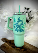 Insulated Tumbler with Straw