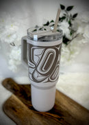 Insulated Tumbler with Straw