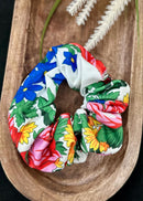Floral Hair Scrunchies
