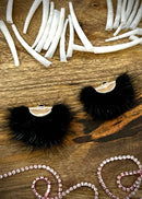 Fur Tassel with Gold