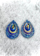 Sparkle Teardrop Cabochons *