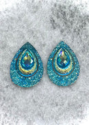 Sparkle Teardrop Cabochons *