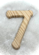Light Wooden Alphabet Letters
