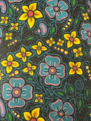 Ojibway Floral Fabric By Jackie Traverse 3