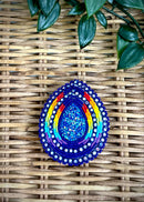 Rainbow Teardrop With Post Phone Holder