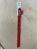 4x6mm Rondelle 2 Strands