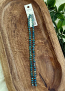 4x6mm Rondelle 2 Strands