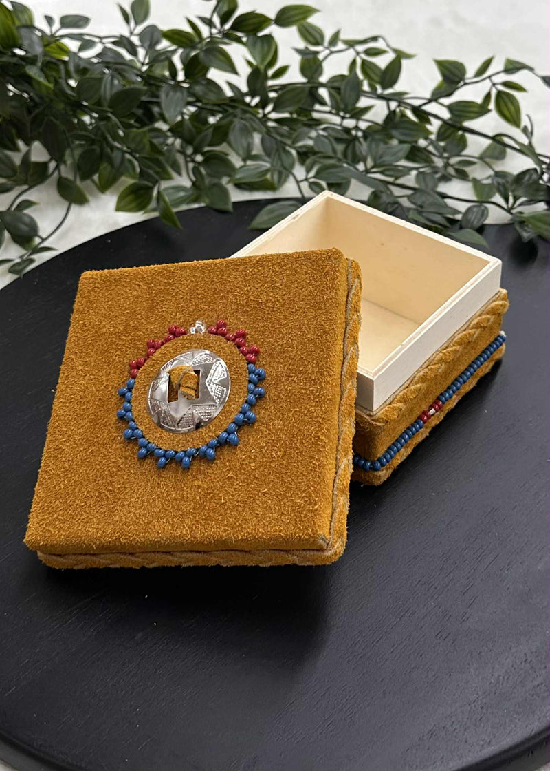 Leather Wrapped Boxes