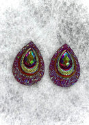Sparkle Teardrop Cabochons *