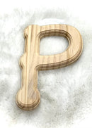 Light Wooden Alphabet Letters