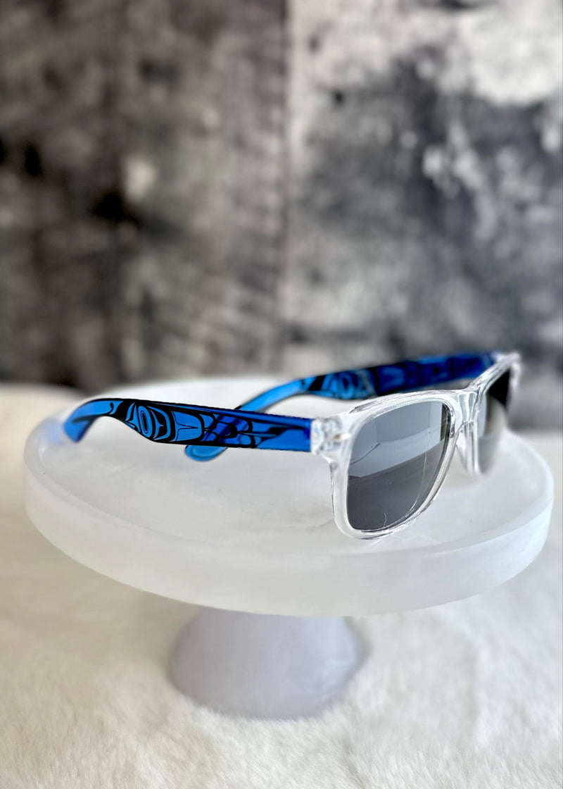 Sunglasses with Haida Art Printed Arms