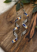 Swirl Beaded Earring